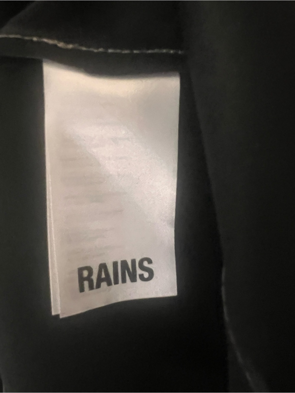 RAINS A-Line Jacket W3- Metallic Grey Small NWT MSRP $140 - Picture 11 of 14